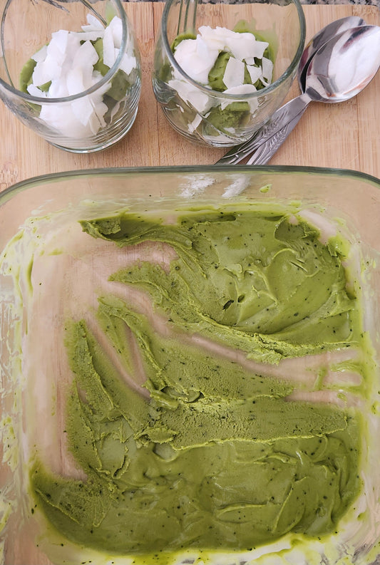 Dairy Free Coconut Matcha Ice-Cream