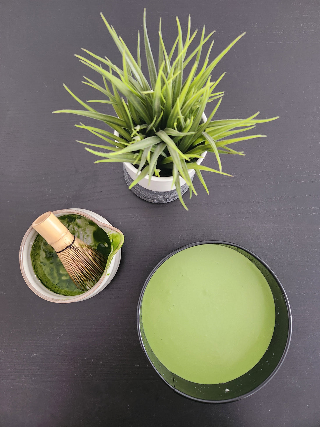 No-Bake Coconut Matcha Cheesecake